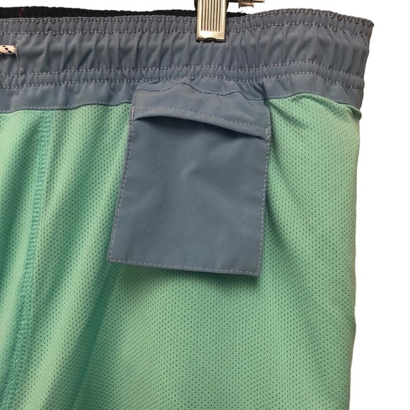 Bonobos Swim Trunks Shorts Lined Blue Dinosaur Print Bungee Drawstring Men’s XXL - Picture 6 of 9